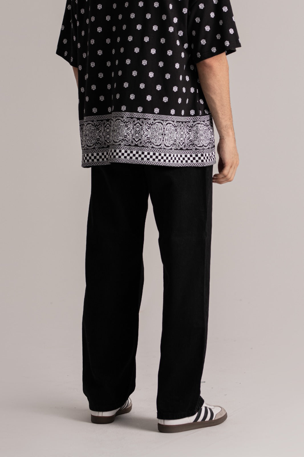 Black Loose Fit Terry