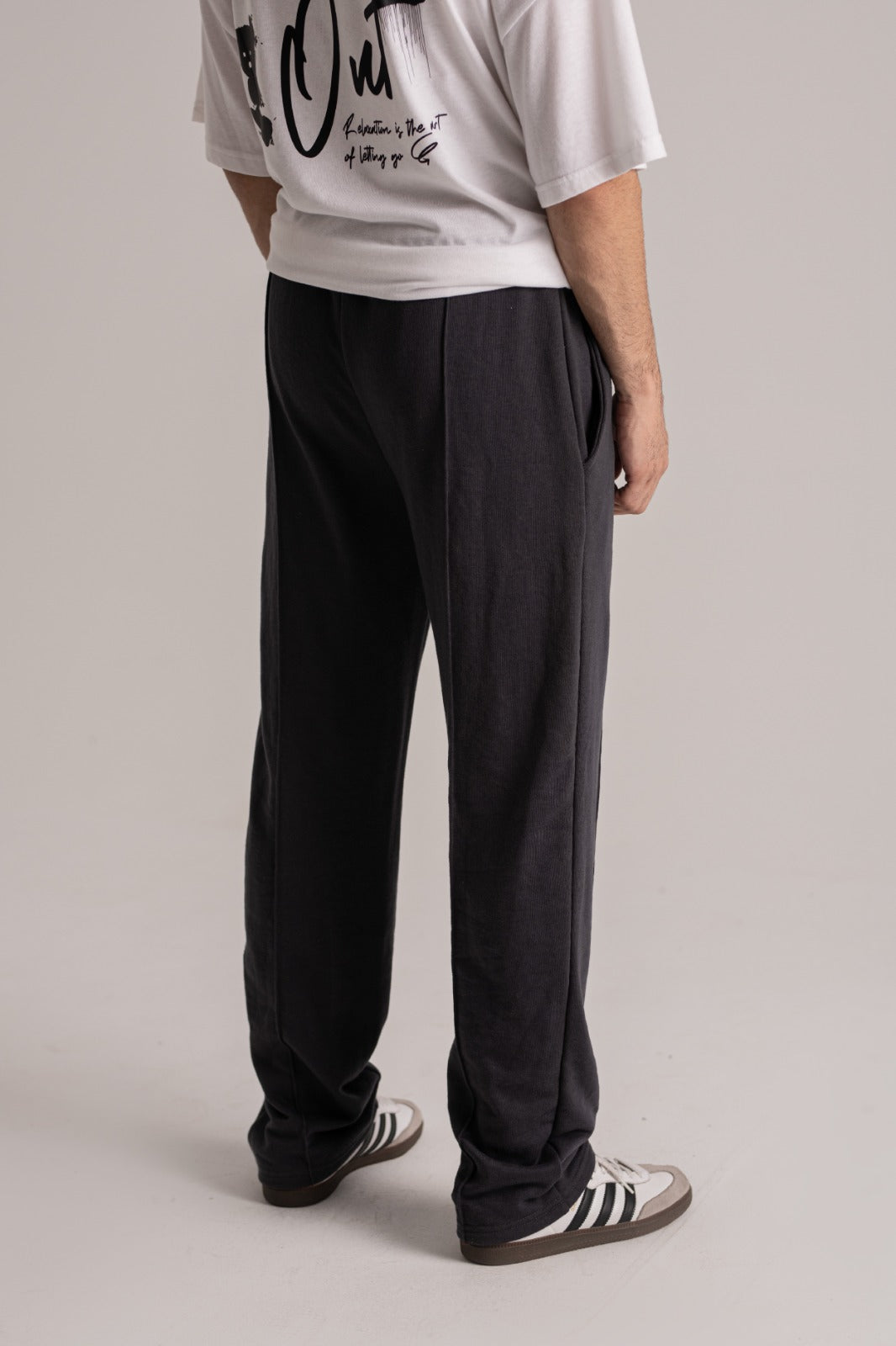 Charcoal Grey Loose Fit Terry