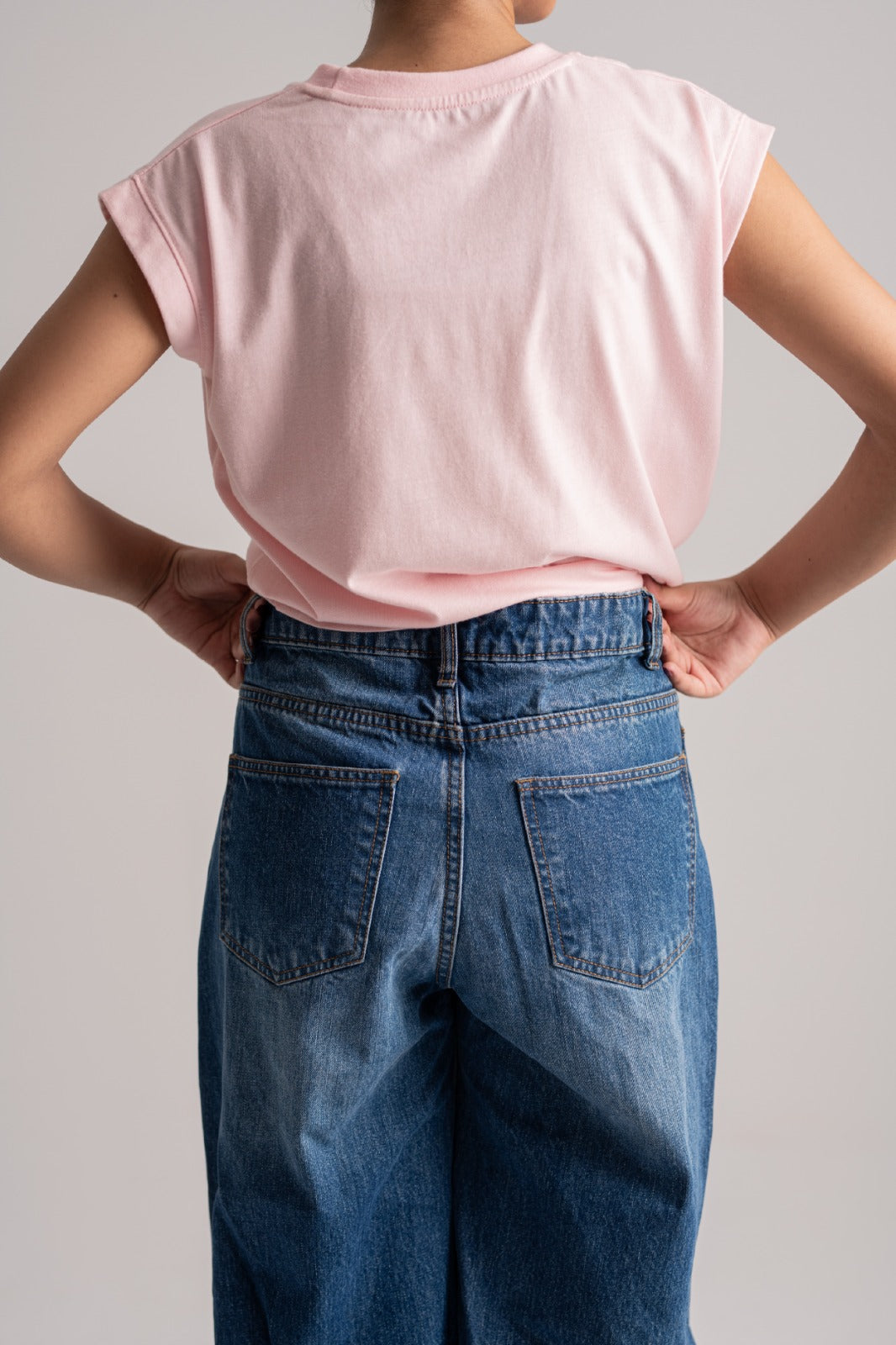 Blue Relaxed Fit Flare Jeans