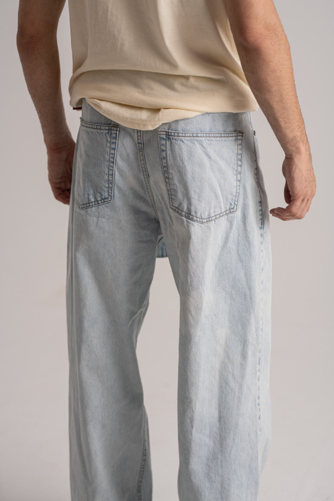 Ice Blue Denim Pant