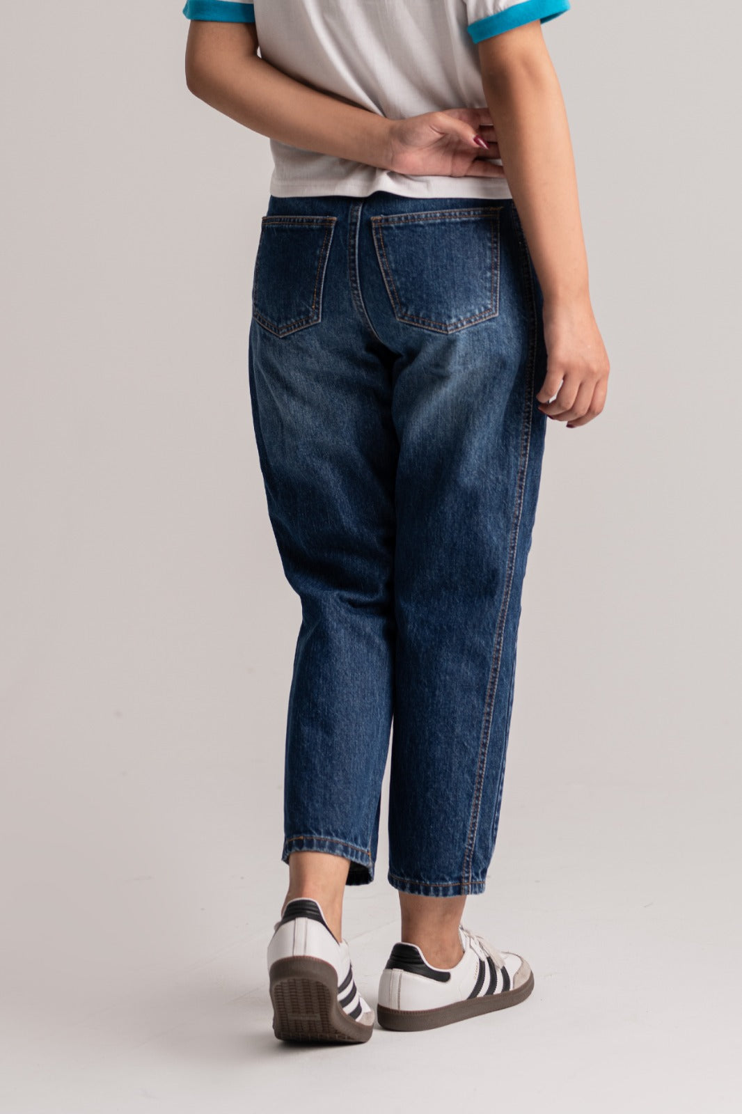 Blue Mom Fit Jeans