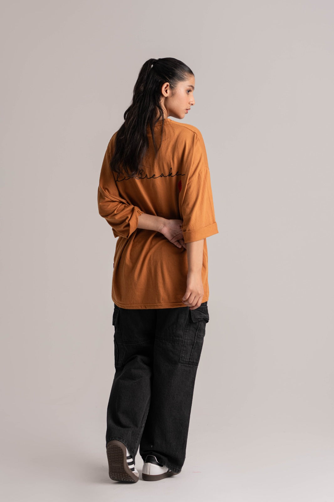 Camel Oversized Tee