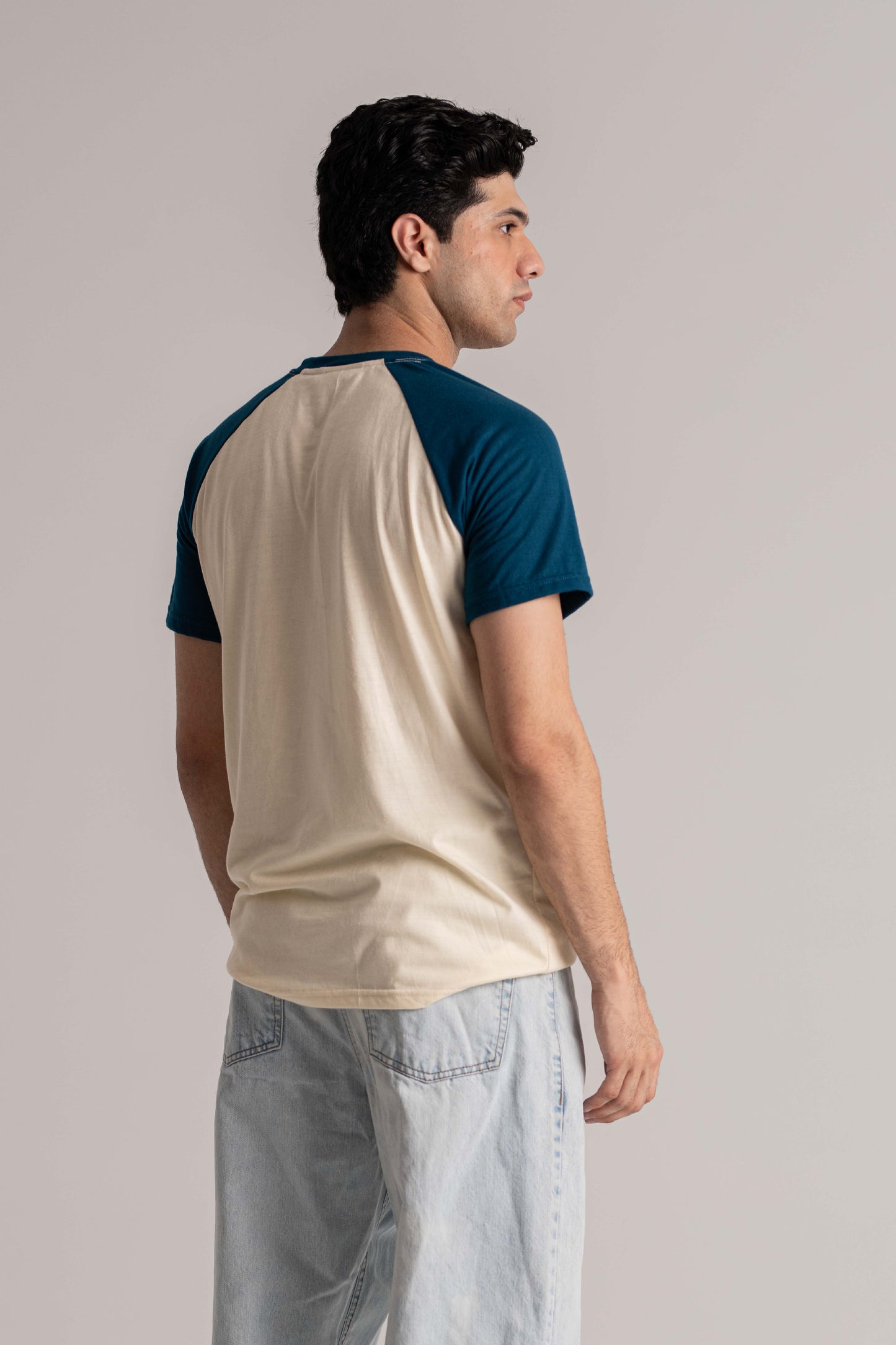 Beige Raglan Sleeve