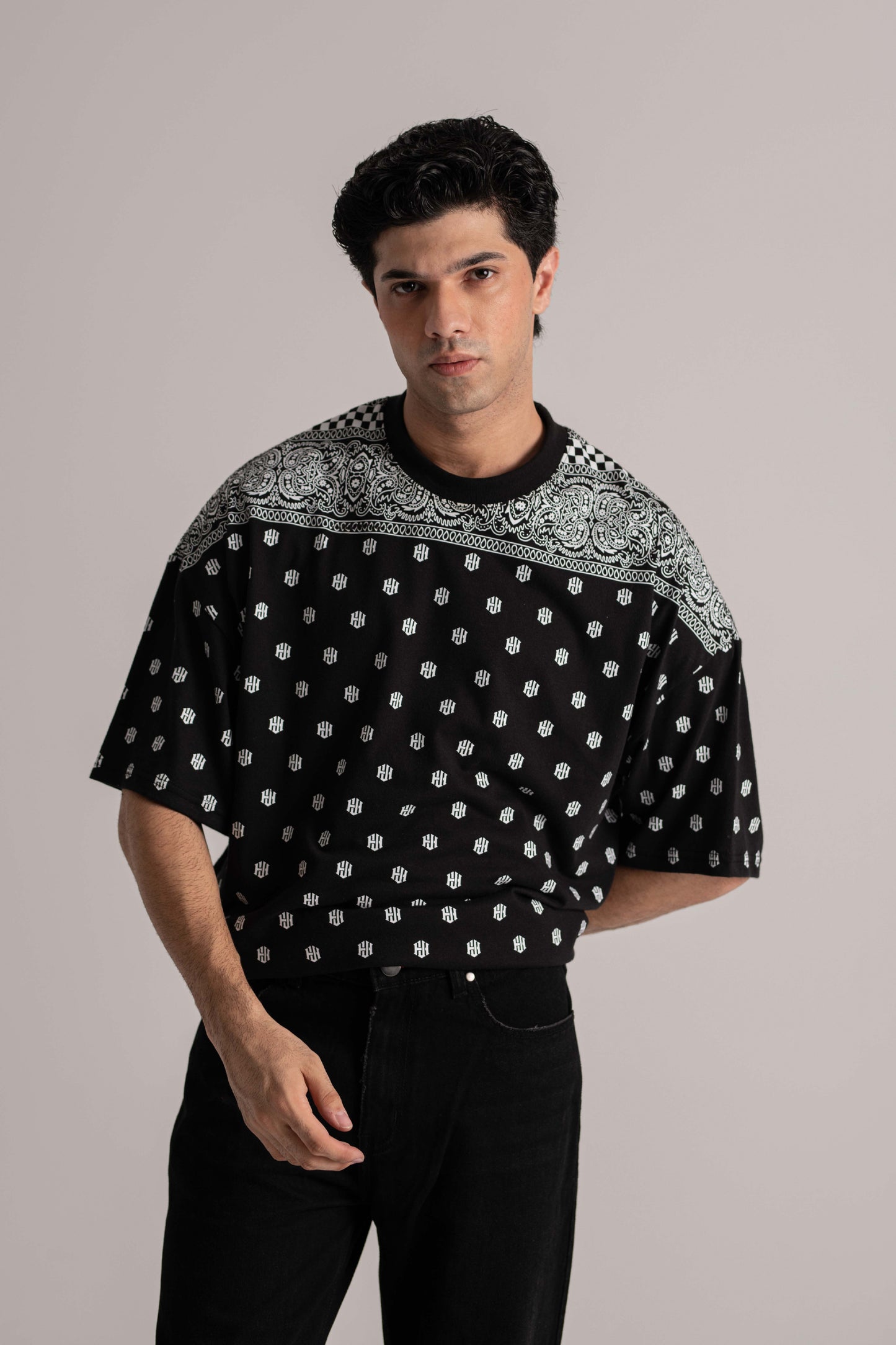 Black Oversized Tee