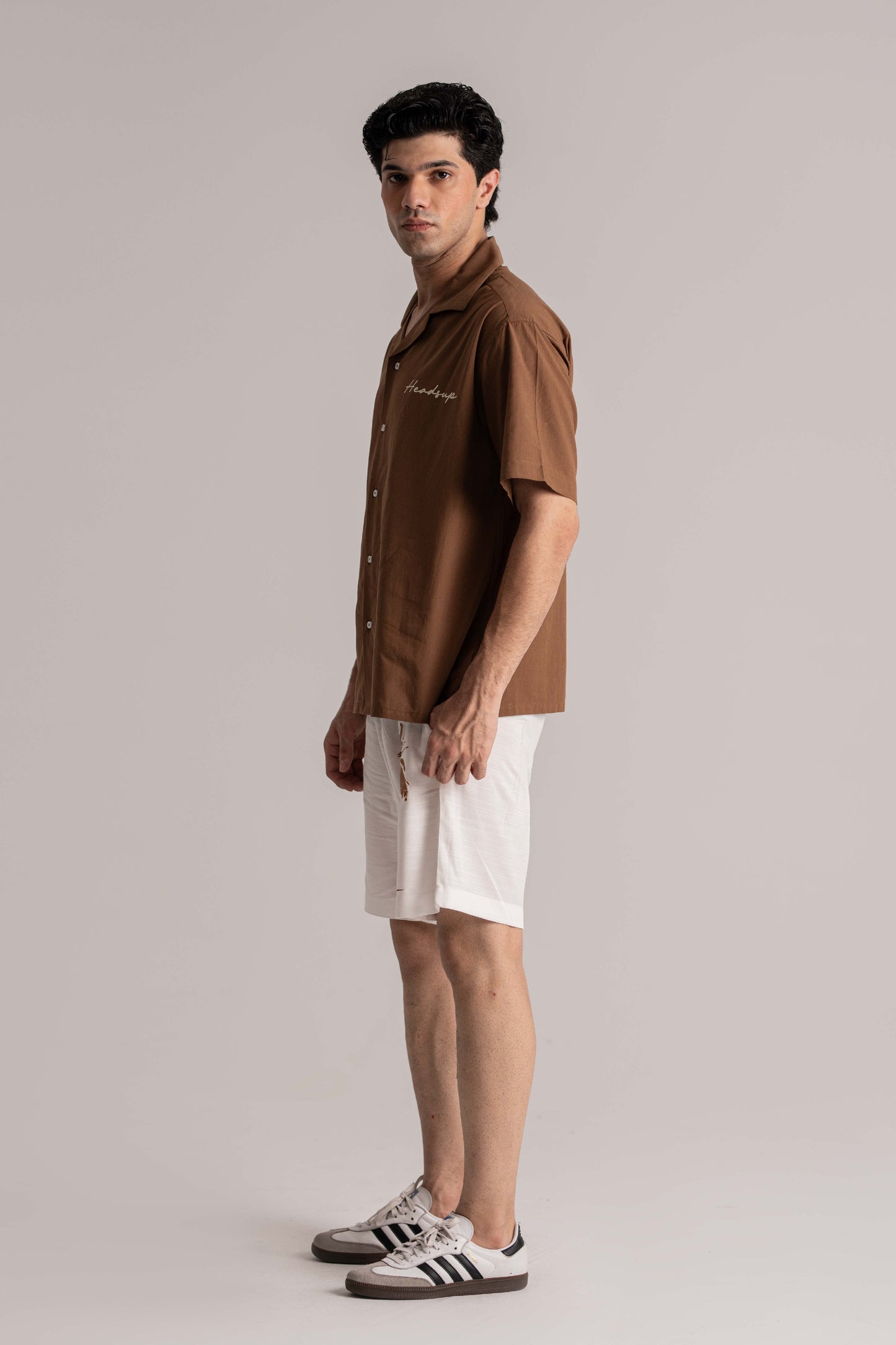 Brown/White Regular Fit Set