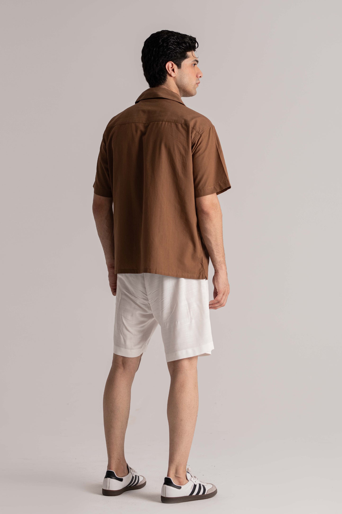Brown/White Regular Fit Set