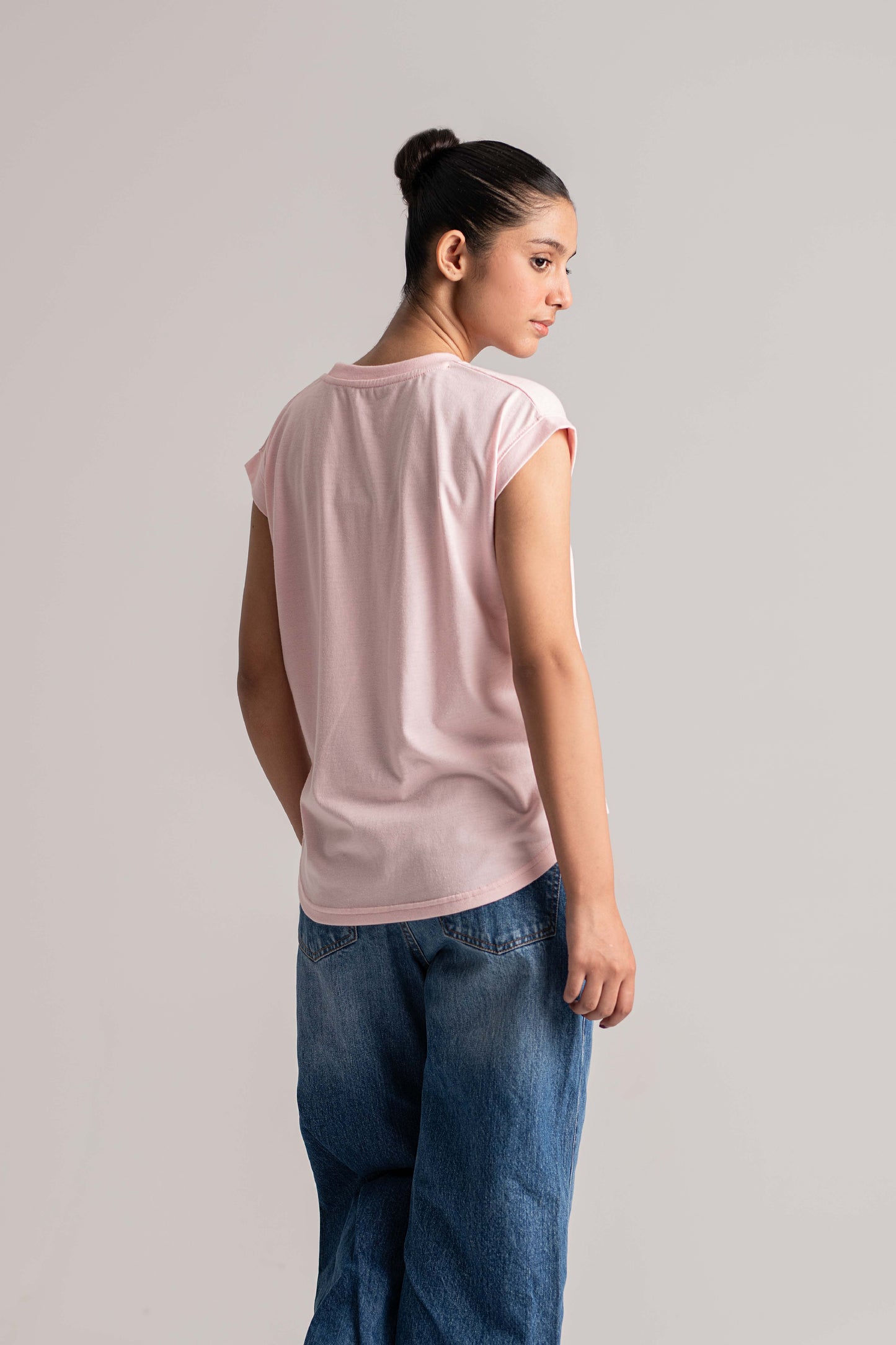 Pink Regular Fit Tee Shirt