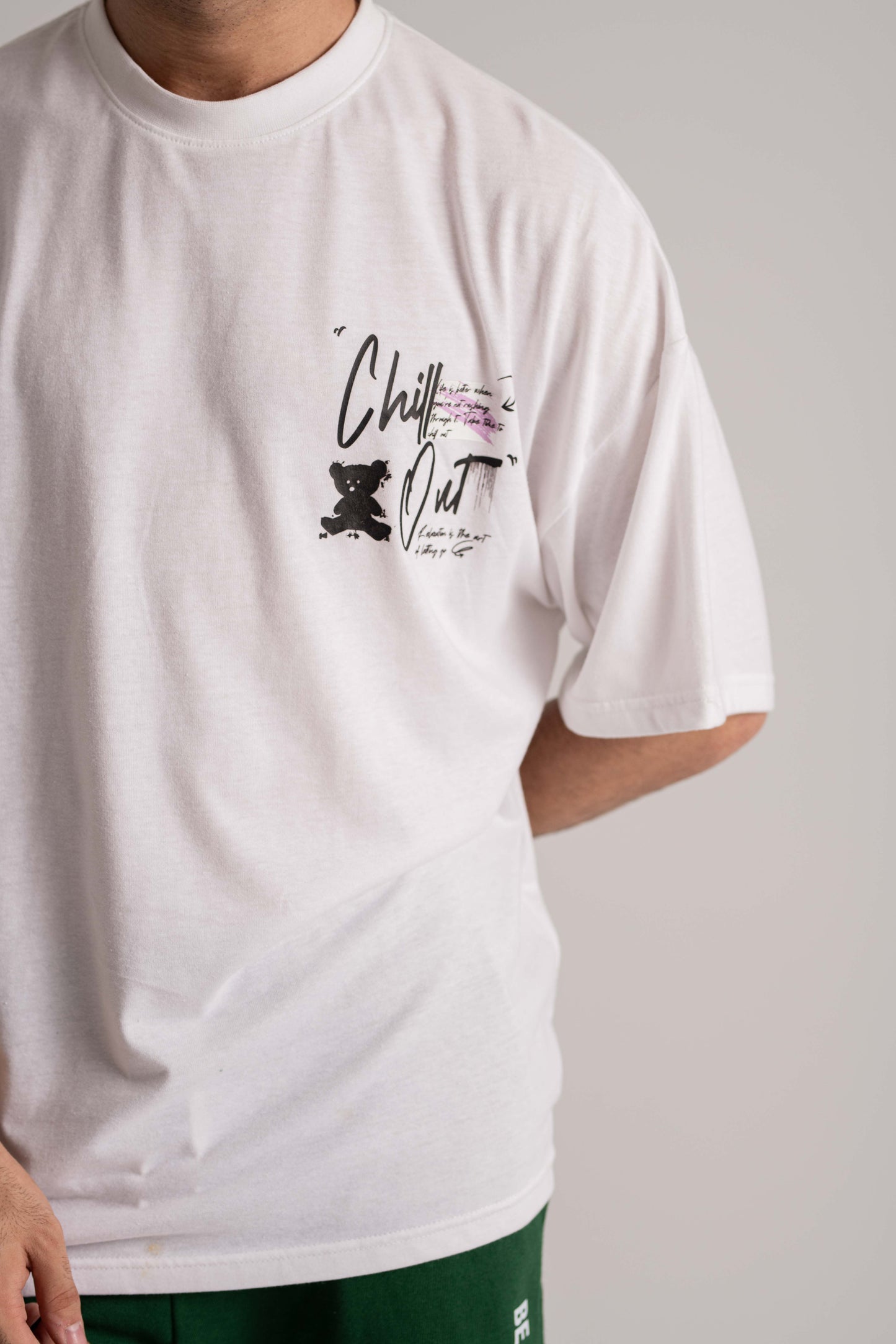 White Oversized Tee Shirt