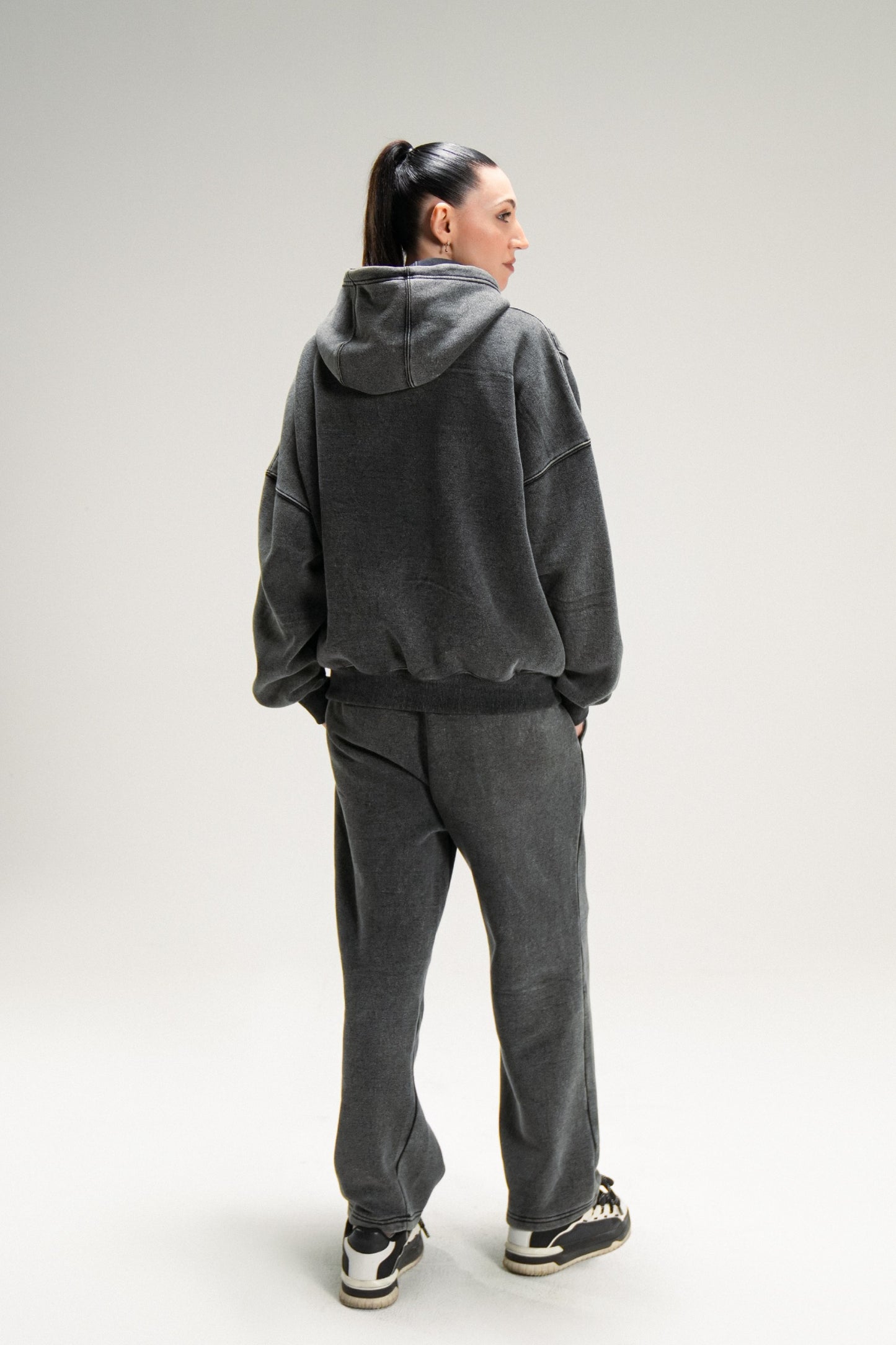 Faded Unit Sweatpants (Dark Grey)