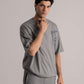 Gray Oversized Tee Shirt