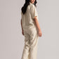 Stripped Cream Cotton Co-ord Set