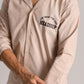 Beige Chambray Full Sleeve Shirt