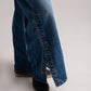 Blue Relaxed Fit Flare Jeans