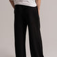 Black Oversized Flare Bottom Pants