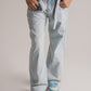 Ice Blue Denim Pant