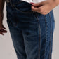 Blue Mom Fit Jeans