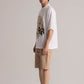 White Oversized Signature Graphic Tee