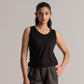 Dark Grey Relax Fit Twill Trousers