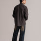 Black Relax Fit Button-Down Shirt