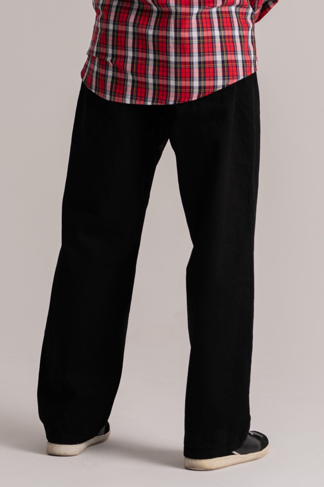 Black Denim Cargo Pant