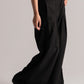 Black Relaxed Fit Flare Jeans