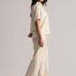 Stripped Cream Cotton Co-ord Set