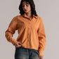Orange Full Sleeve Basic Shirt