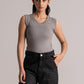 Grey Basic Crop Top