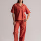 Carrot Red Cotton Co-ord Set