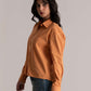 Orange Full Sleeve Basic Shirt