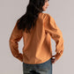 Orange Full Sleeve Basic Shirt