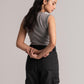 Grey Basic Crop Top