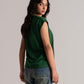 Green Basic V-Neck T-Shirt