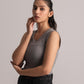 Grey Basic Crop Top