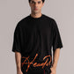 Black Oversized Tee Shirt