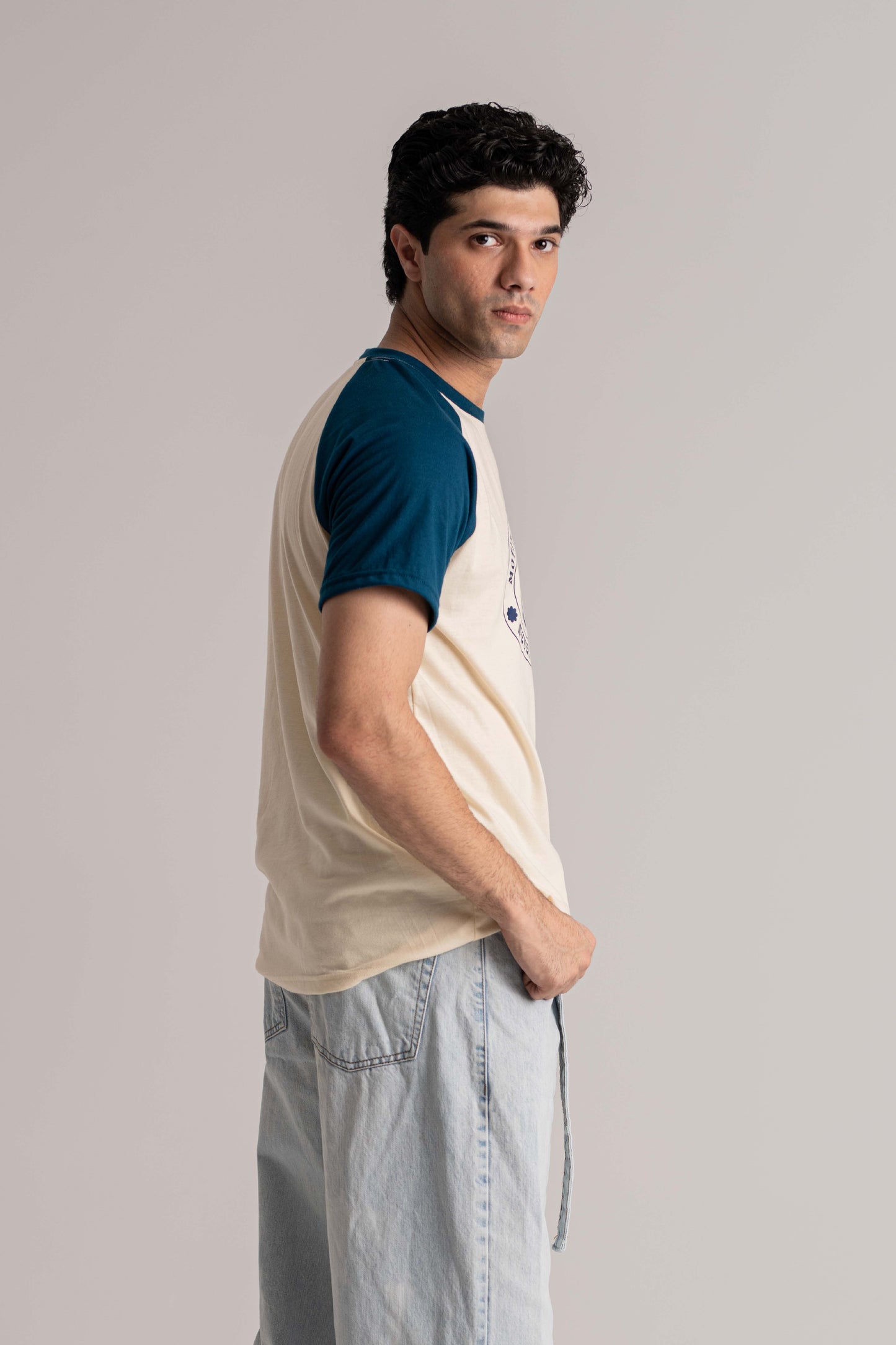 Beige Raglan Sleeve