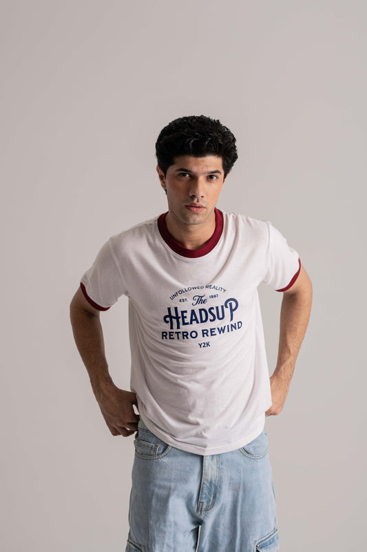White Cotton Jersey Top