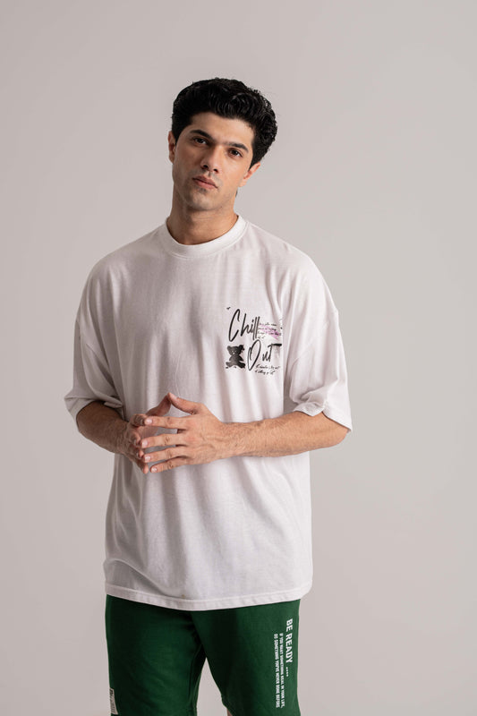 White Oversized Tee Shirt