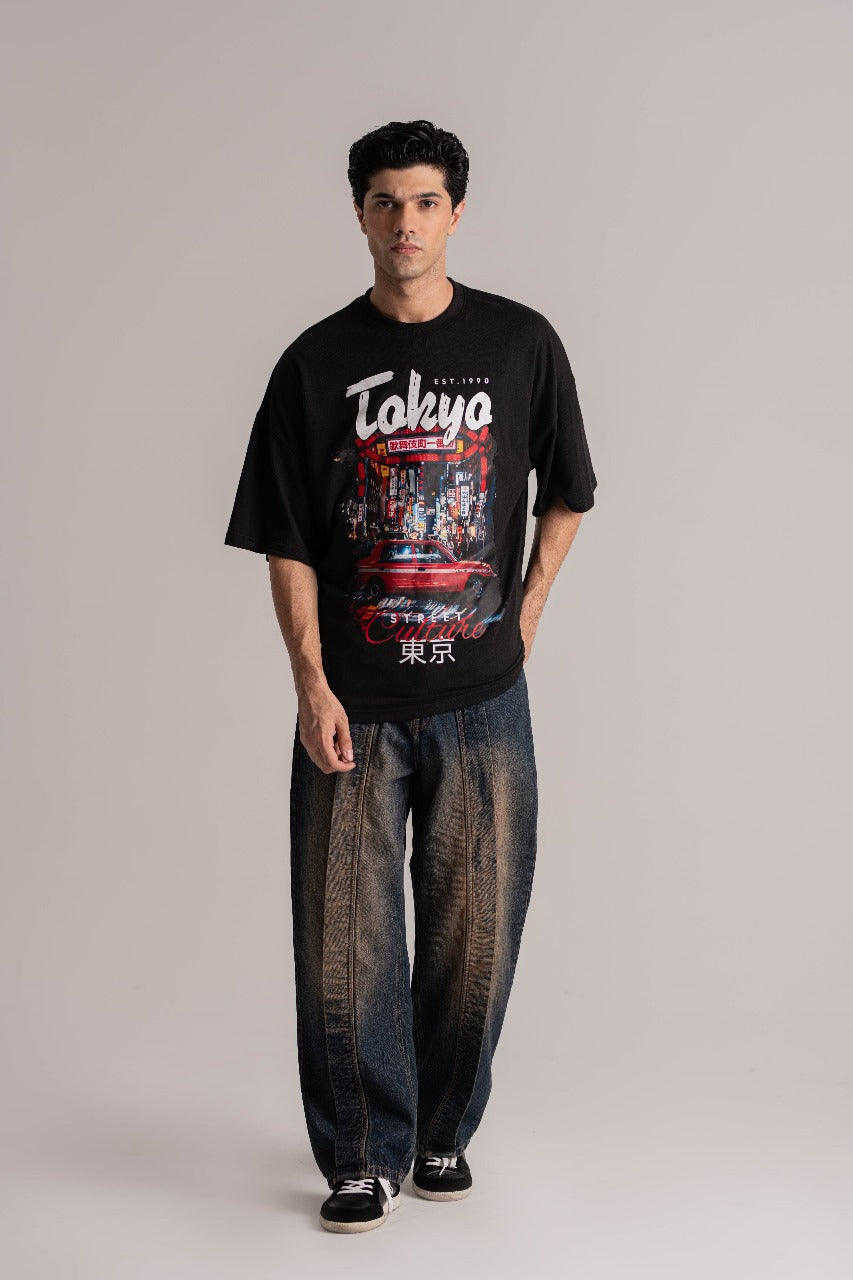Black Oversized T-Shirt