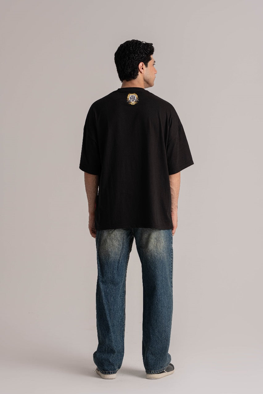Black Oversized Basic T-Shirt