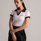 White Skinny Fit Polo Shirt