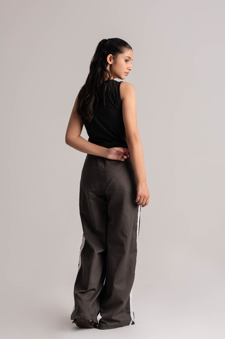 Black Cotton Tank Top