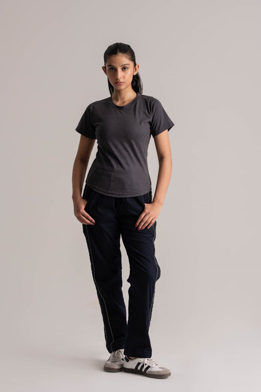 Dark Navy Regular Fit Trousers