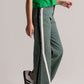 Blue Cotton Denim Flare Jeans