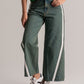 Blue Cotton Denim Flare Jeans
