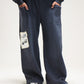 Archive Patch Wide-Leg Sweatpants