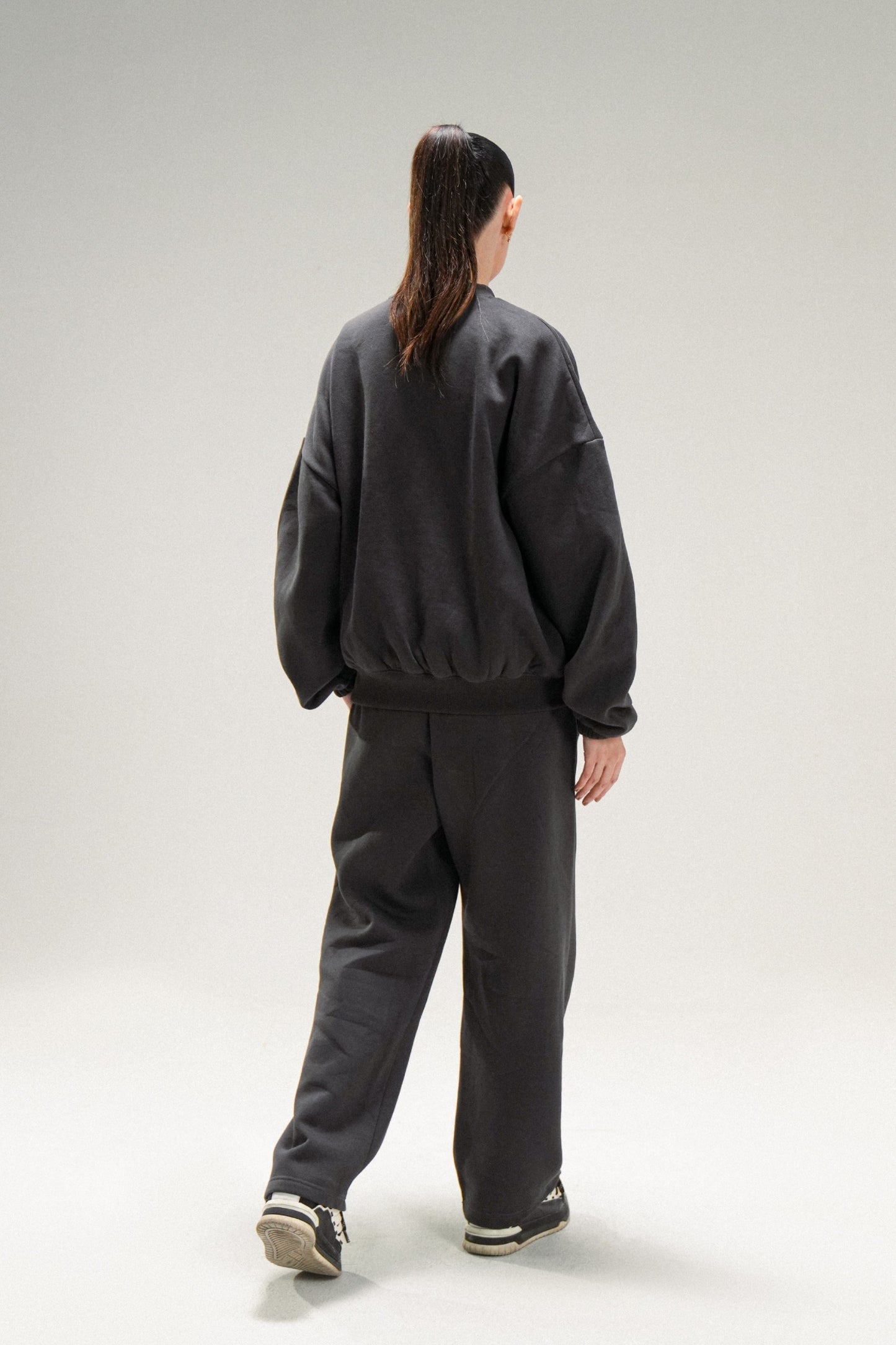Structured Crewneck Sweatshirt