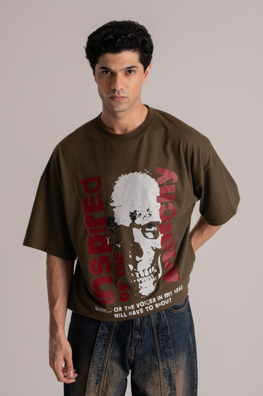Olive Green Oversized T-Shirt