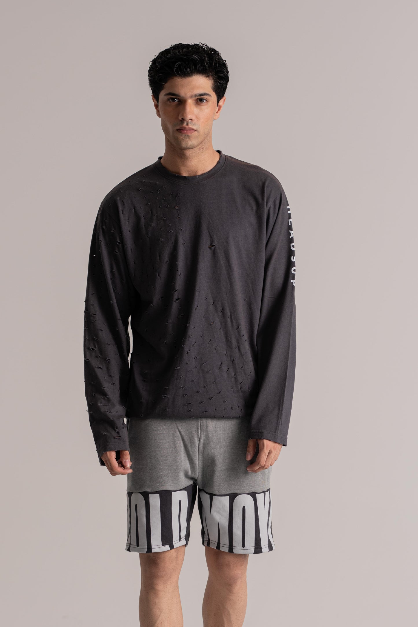 Dark Grey Loose Fit T-Shirt