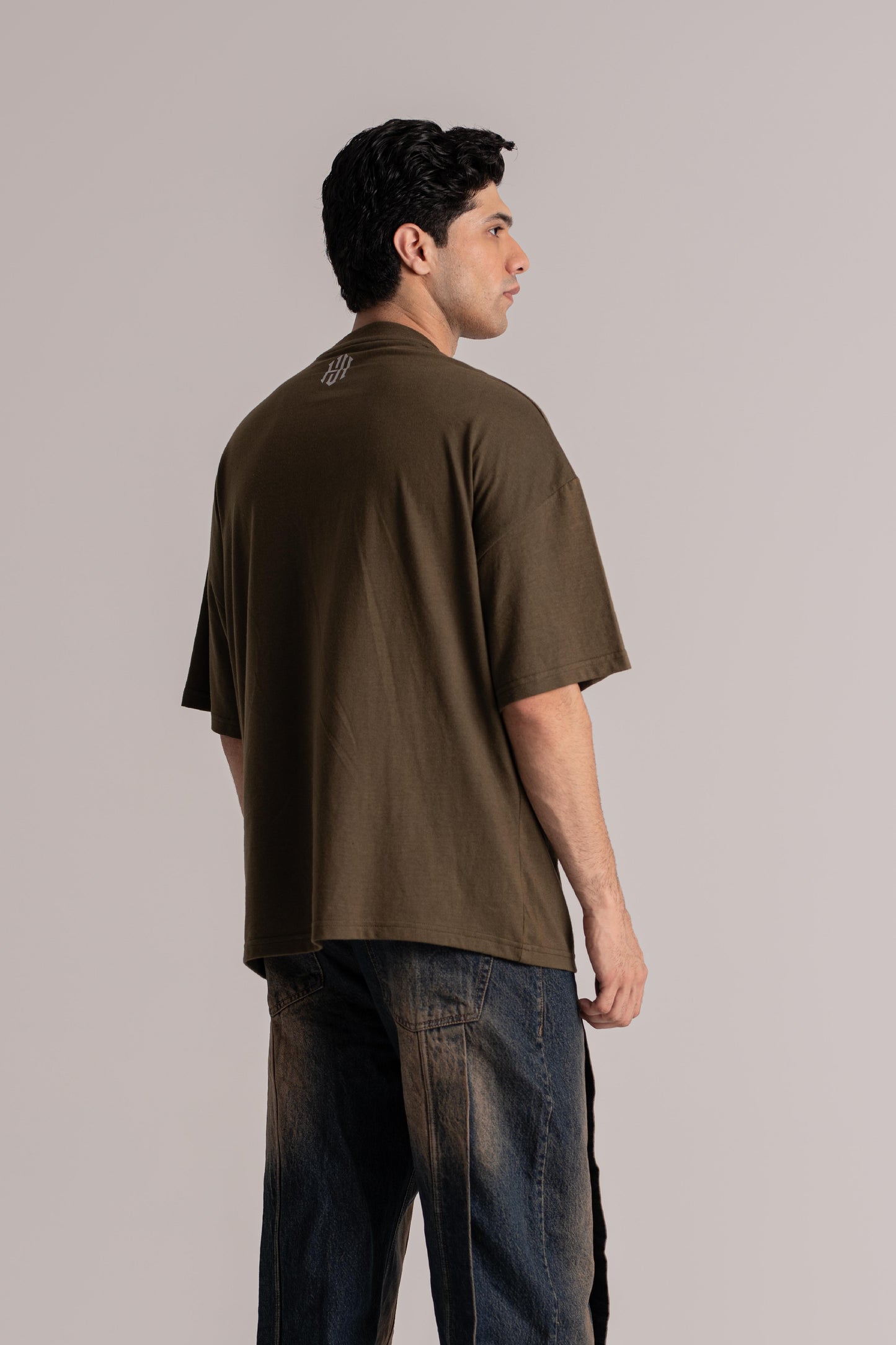 Olive Green Oversized T-Shirt